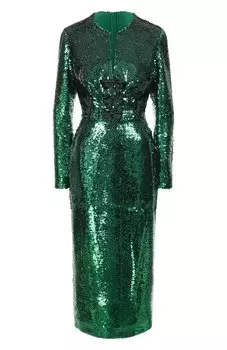 Платье с отделкой пайетками Elie Saab