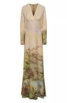 Платье с отделкой пайетками Elie Saab