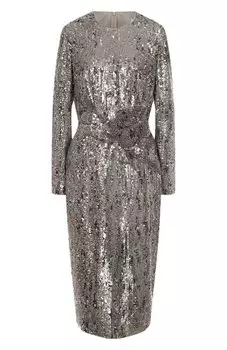 Платье с отделкой пайетками Elie Saab