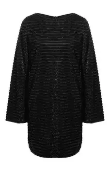 Платье с отделкой пайетками Emporio Armani