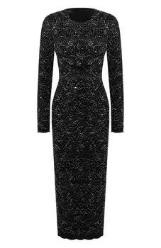 Платье с отделкой пайетками Giambattista Valli