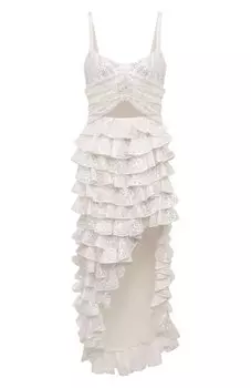 Платье с отделкой пайетками Giambattista Valli