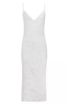 Платье с отделкой пайетками Juun.J