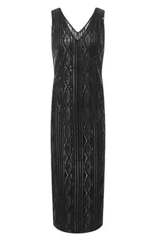 Платье с отделкой пайетками Kiton