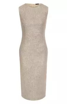 Платье с отделкой пайетками Kiton