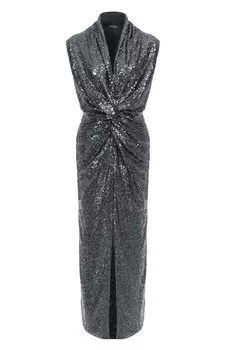 Платье с отделкой пайетками Kiton