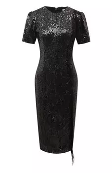 Платье с отделкой пайетками MSGM