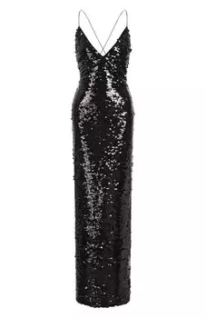 Платье с отделкой пайетками MVST