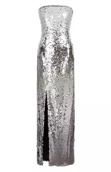 Платье с отделкой пайетками MVST