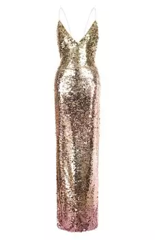 Платье с отделкой пайетками MVST