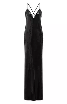 Платье с отделкой пайетками N21