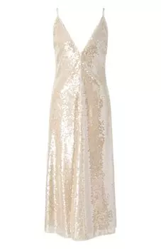 Платье с отделкой пайетками Philosophy di Lorenzo Serafini