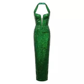 Платье с отделкой пайетками Rasario