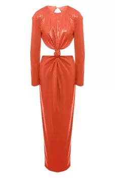 Платье с отделкой пайетками Sasha Kim