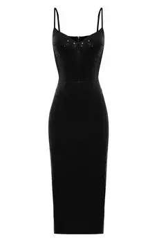 Платье с отделкой пайетками Sasha Kim