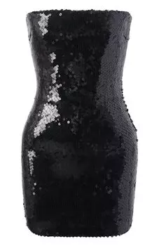 Платье с отделкой пайетками Sashaverse