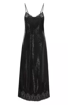 Платье с отделкой пайетками The Kooples