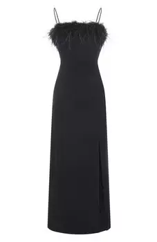 Платье с отделкой перьями Liu Jo