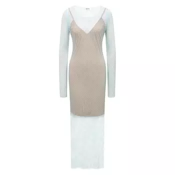 Платье с отделкой стразами Blugirl