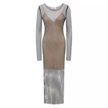 Платье с отделкой стразами Blugirl