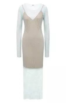 Платье с отделкой стразами Blugirl