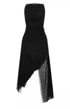 Платье с отделкой стразами David Koma