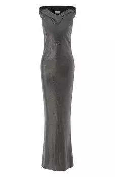 Платье с отделкой стразами Giuseppe di Morabito