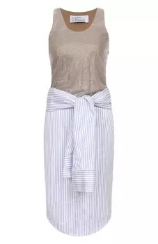 Платье с отделкой стразами Giuseppe di Morabito