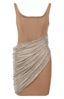 Платье с отделкой стразами Giuseppe di Morabito