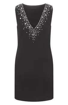 Платье с отделкой стразами Liu Jo