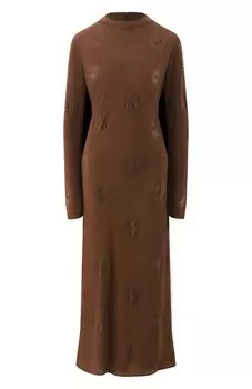 Платье с отделкой стразами Pinko