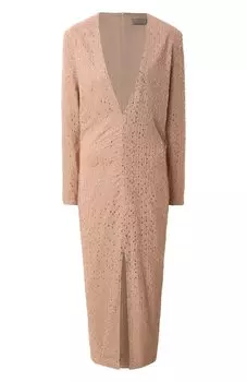 Платье с отделкой стразами Rasario