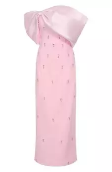 Платье с отделкой стразами Sasha Kim