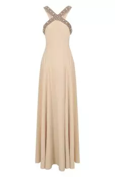 Платье с отделкой стразами Zuhair Murad