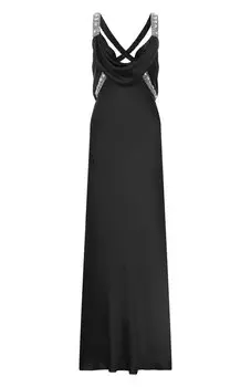 Платье с отделкой стразами Zuhair Murad