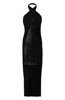 Платье с пайетками Balmain