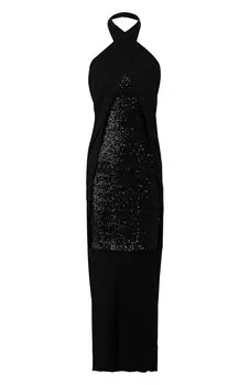 Платье с пайетками Balmain