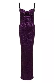 Платье с пайетками Dolce & Gabbana
