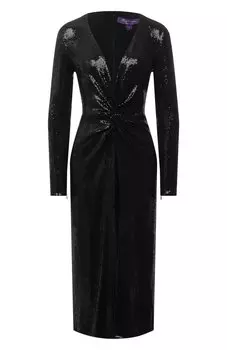 Платье с пайетками Ralph Lauren