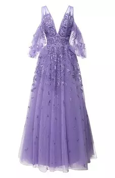 Платье с пайетками Zuhair Murad