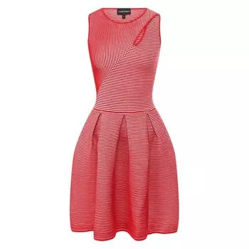Платье в полоску Emporio Armani