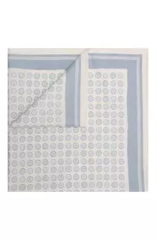 Платок из хлопка и шелка Zegna