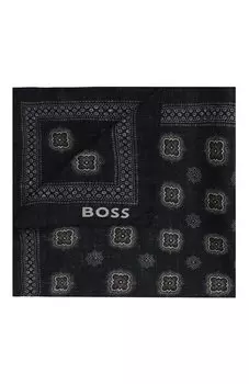 Платок из шерсти и шелка BOSS