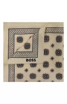 Платок из шерсти и шелка BOSS