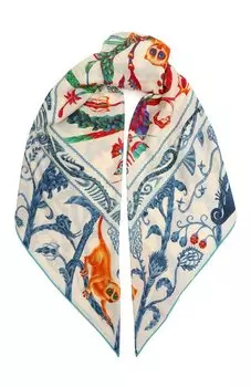 Платок Lemur in White KIRILL OVCHINNIKOV