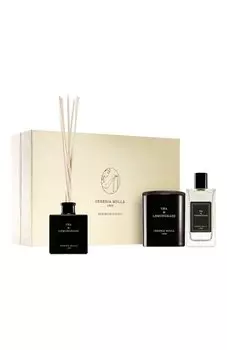 Подарочный сет III Tea & lemongrass (230g+2x100ml) Cereria Molla 1899