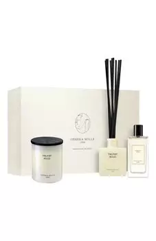 Подарочный сет III Velvet wood (230g+2x100ml) Cereria Molla 1899