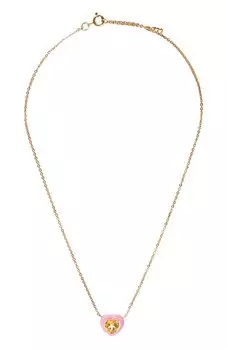 Подвеска с сердцем из цитрина Moonka