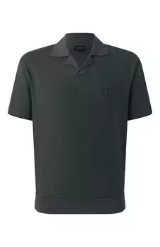 Поло из хлопка и кашемира Giorgio Armani