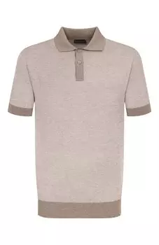 Поло из хлопка и кашемира Paul&Shark